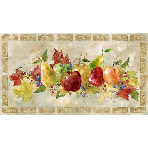 Venetian Fruit White Modern Wood Framed Art Print by Robinson, Carol