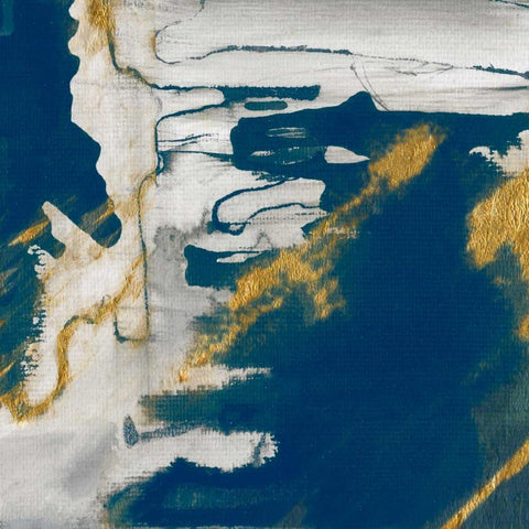 Lapis I Black Modern Wood Framed Art Print by Jill, Susan