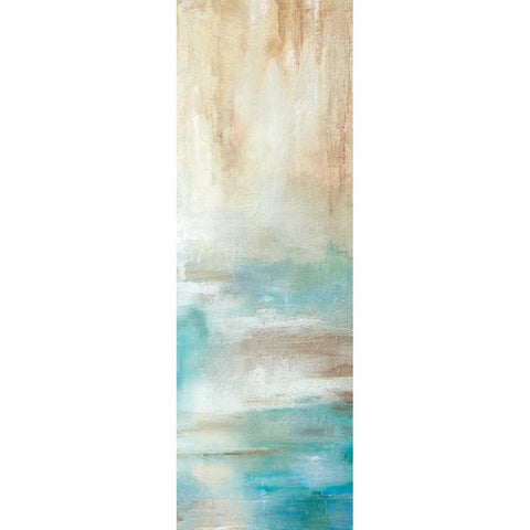 Misty View II White Modern Wood Framed Art Print by Robinson, Carol