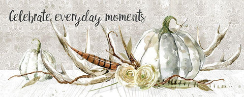 Everyday Moments Black Ornate Wood Framed Art Print with Double Matting by Robinson, Carol