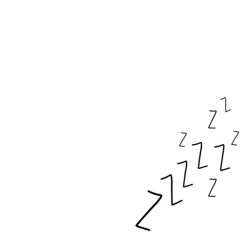 Lets Sleep In II Black Modern Wood Framed Art Print by CAD Designs