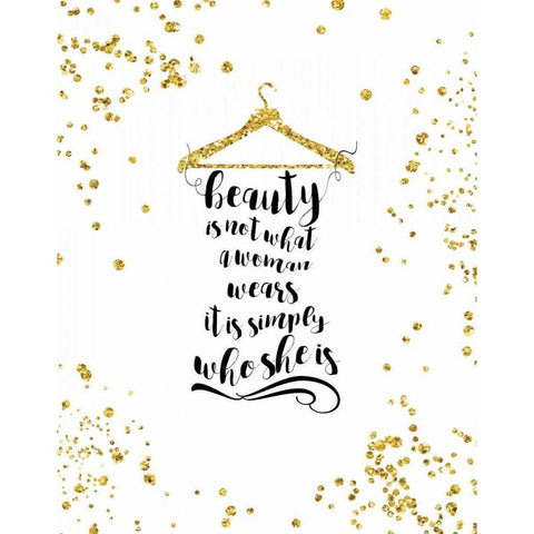 Beauty White Modern Wood Framed Art Print by CAD Designs