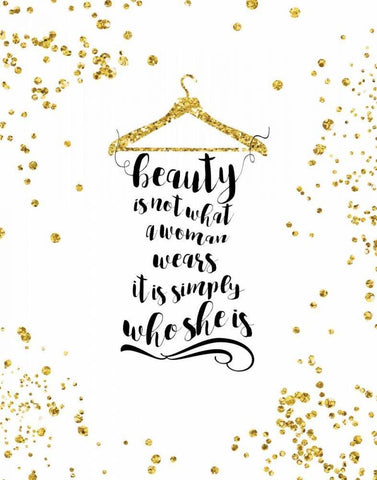 Beauty White Modern Wood Framed Art Print with Double Matting by CAD Designs