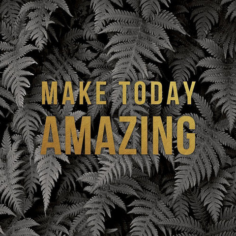 Make Today Black Ornate Wood Framed Art Print with Double Matting by Delimont, Danita