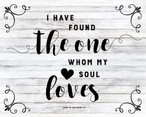 The One Black Ornate Wood Framed Art Print with Double Matting by Murray, Amanda