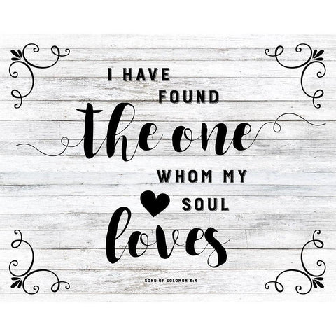 The One Black Modern Wood Framed Art Print with Double Matting by Murray, Amanda