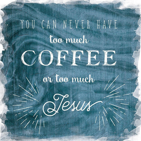 Never Too Much Black Ornate Wood Framed Art Print with Double Matting by Murray, Amanda