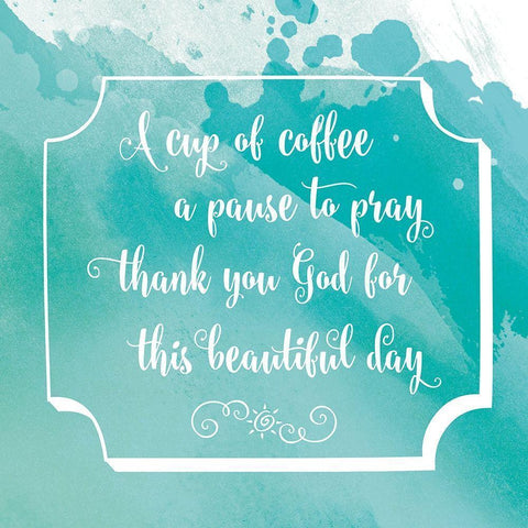 Beatuiful Day White Modern Wood Framed Art Print by Murray, Amanda