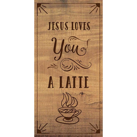 Jesus Loves You A White Modern Wood Framed Art Print by Murray, Amanda