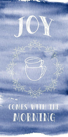 Morning Joy White Modern Wood Framed Art Print with Double Matting by Murray, Amanda