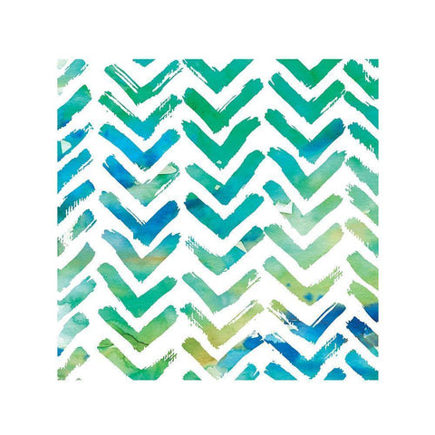 Amalfi Breeze I Black Modern Wood Framed Art Print with Double Matting by Robinson, Carol