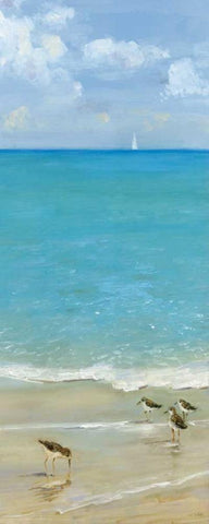 Brunch On The White Modern Wood Framed Art Print with Double Matting by Swatland, Sally