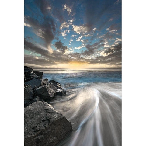 The Magic of White Modern Wood Framed Art Print by Delimont, Danita