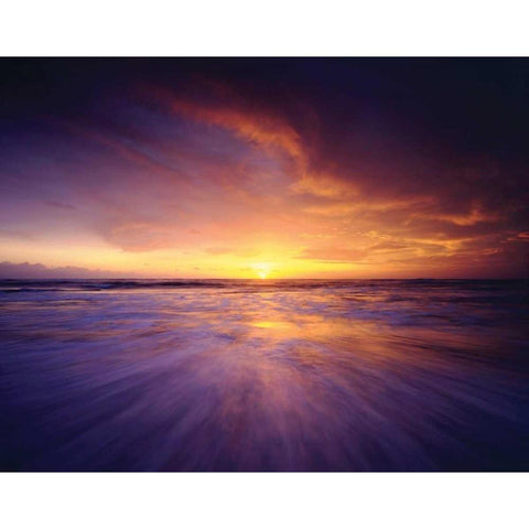 Regal Ocean Black Modern Wood Framed Art Print by Delimont, Danita