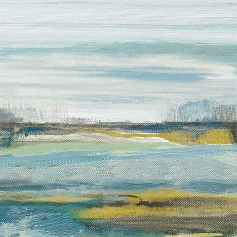 Lewbeach II Black Modern Wood Framed Art Print with Double Matting by Jill, Susan