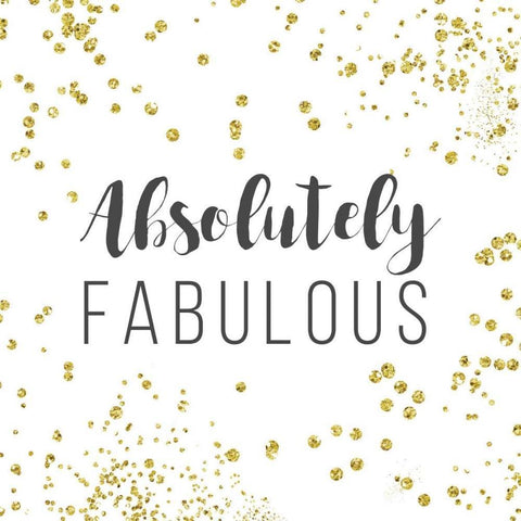 Absolutely Fabulous White Modern Wood Framed Art Print by Murray, Amanda