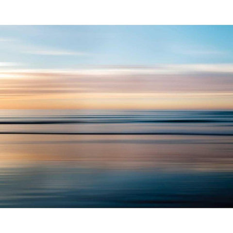 La Jolla Waves Black Modern Wood Framed Art Print with Double Matting by Delimont, Danita
