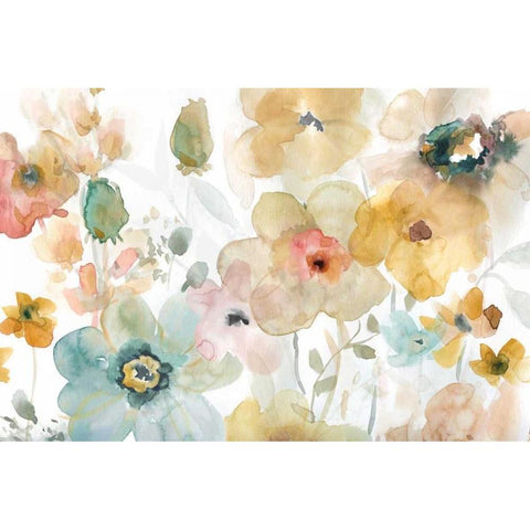 Soft Spring I Gold Ornate Wood Framed Art Print with Double Matting by Robinson, Carol