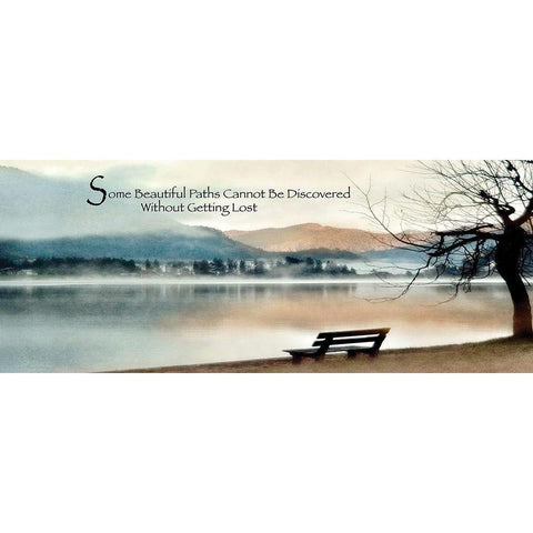 Beautiful Paths Gold Ornate Wood Framed Art Print with Double Matting by Weisz, Irene