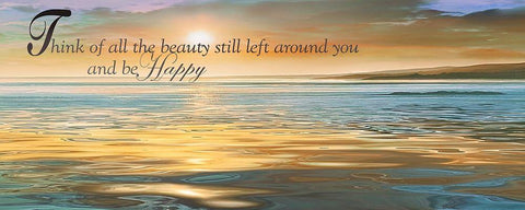 All The Beauty White Modern Wood Framed Art Print with Double Matting by Calascibetta, Mike