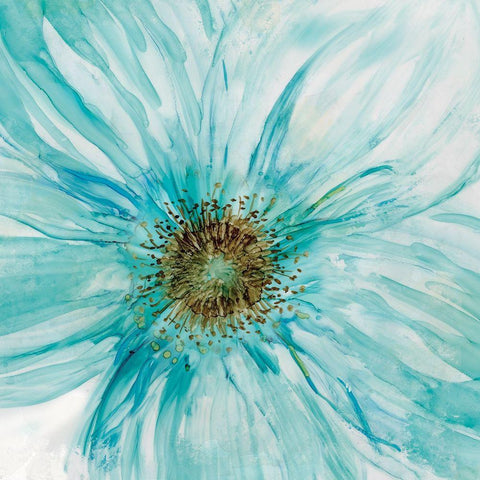 Bold Blue I White Modern Wood Framed Art Print with Double Matting by Robinson, Carol