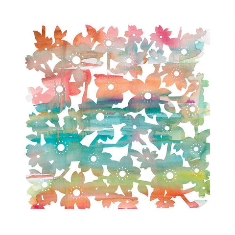 Whimsical I Gold Ornate Wood Framed Art Print with Double Matting by Robinson, Carol