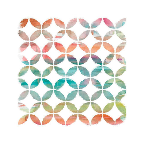 Whimsical II Black Ornate Wood Framed Art Print with Double Matting by Robinson, Carol