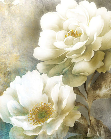 Soft Spring II Black Ornate Wood Framed Art Print with Double Matting by Knutsen, Conrad