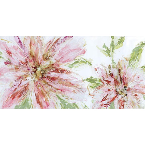 Floral Panache White Modern Wood Framed Art Print by Robinson, Carol