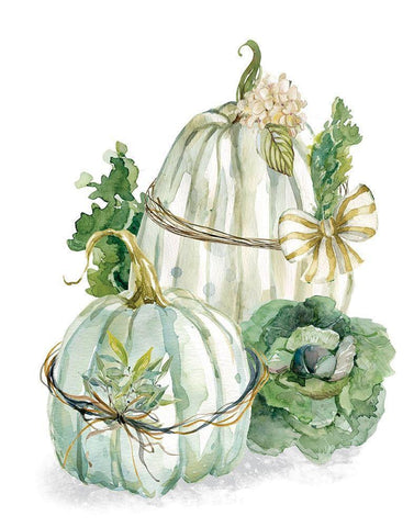 End of Summer Trio Black Ornate Wood Framed Art Print with Double Matting by Robinson, Carol