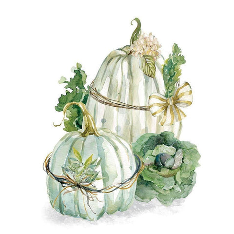 End of Summer Trio White Modern Wood Framed Art Print by Robinson, Carol