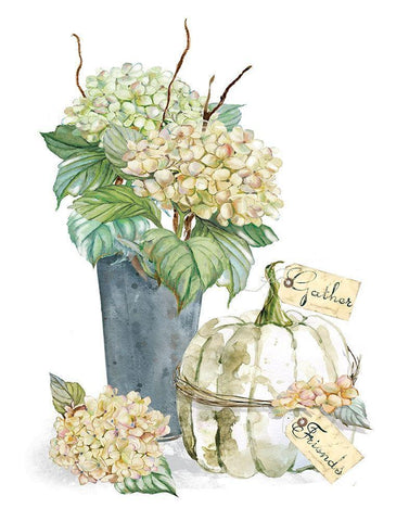 End of Summer Black Ornate Wood Framed Art Print with Double Matting by Robinson, Carol