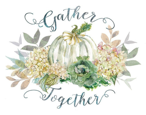 End of Summer White Modern Wood Framed Art Print with Double Matting by Robinson, Carol