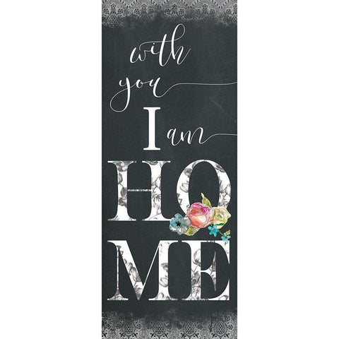 Chalky Home White Modern Wood Framed Art Print by Robinson, Carol