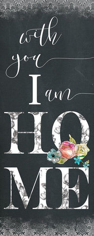 Chalky Home Black Ornate Wood Framed Art Print with Double Matting by Robinson, Carol