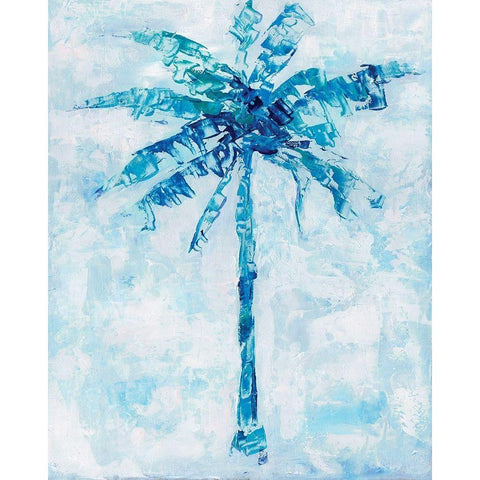 Cool Palm II Black Modern Wood Framed Art Print by Swatland, Sally