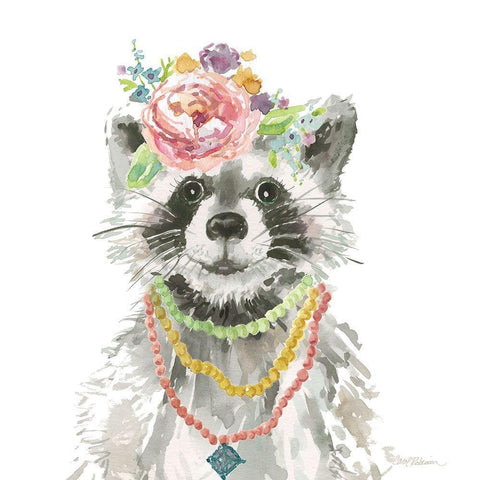 Glamour Girls Black Ornate Wood Framed Art Print with Double Matting by Robinson, Carol