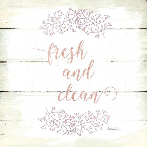 Fresh and Clean White Modern Wood Framed Art Print by Robinson, Carol