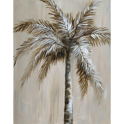 Palm Magic II Gold Ornate Wood Framed Art Print with Double Matting by Nan