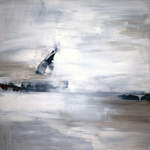 Shifting Tides II Black Modern Wood Framed Art Print by Shapiro, Judith