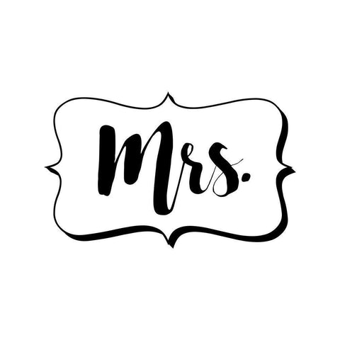 Mrs. White Modern Wood Framed Art Print with Double Matting by Murray, Amanda