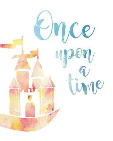 Once Upon a Time Black Ornate Wood Framed Art Print with Double Matting by Murray, Amanda