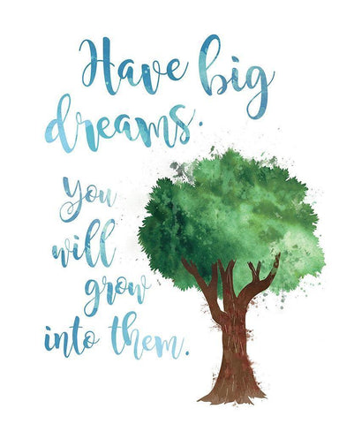 Big Dreams Black Ornate Wood Framed Art Print with Double Matting by Murray, Amanda