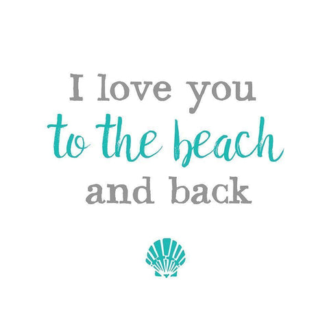 To the Beach White Modern Wood Framed Art Print by Murray, Amanda