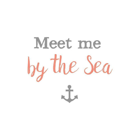 By the Sea Black Modern Wood Framed Art Print by Murray, Amanda