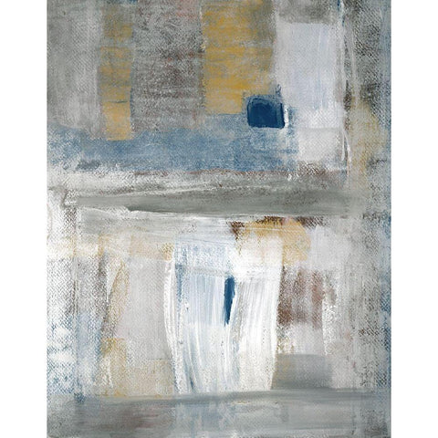 Tribeca II White Modern Wood Framed Art Print by Pattinian, Merri