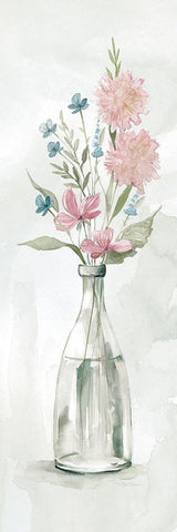 Country Charm II White Modern Wood Framed Art Print with Double Matting by Robinson, Carol