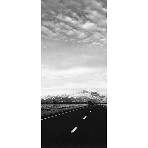 Grand Teton Empty II Gold Ornate Wood Framed Art Print with Double Matting by Haney, Chuck