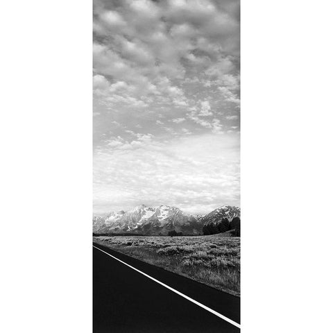 Grand Teton Empty III White Modern Wood Framed Art Print by Haney, Chuck