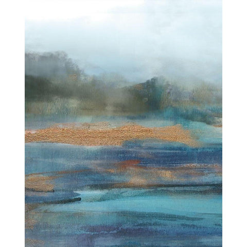 Cold Spring - Detail I Black Modern Wood Framed Art Print with Double Matting by Jill, Susan